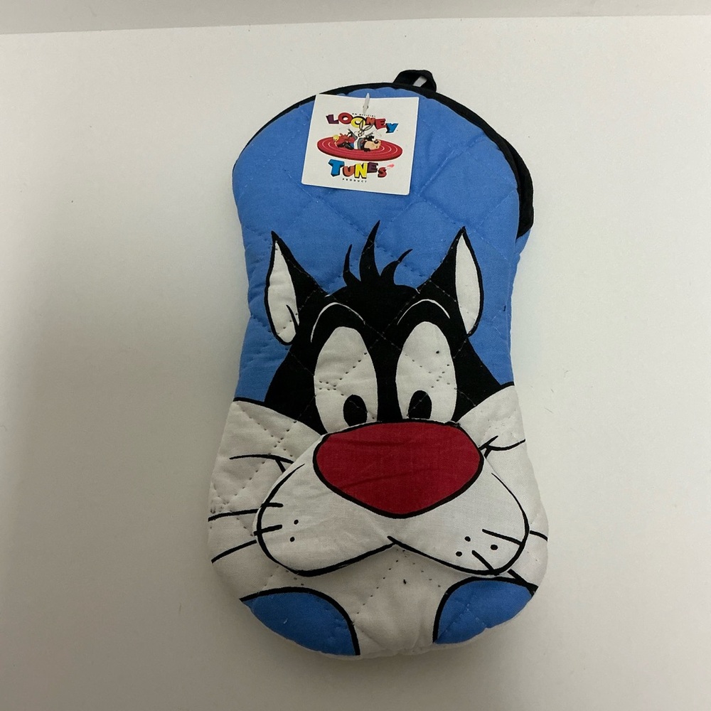 Looney Tunes Sylvester & Tweety Bird Oven Mitt- New Old Stock